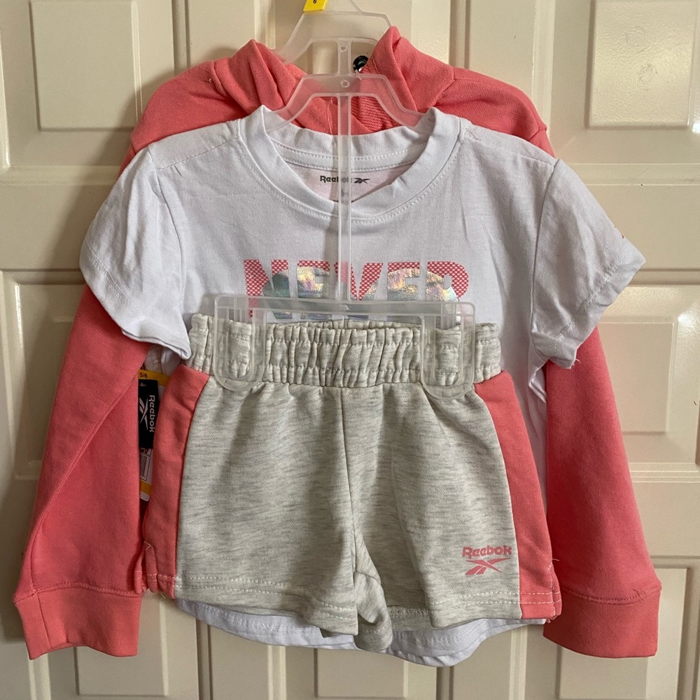 Girls Reebok 3 piece set